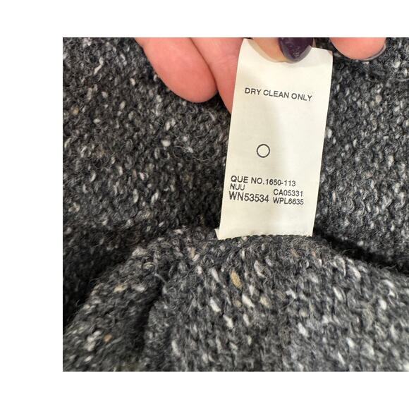 Vintage Woolrich Mens Wool Confetti Gray and Cream Vest Size XL - Picture 7 of 8